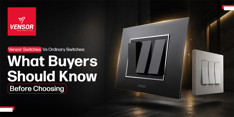 Compare Vensor switches and ordinary switches